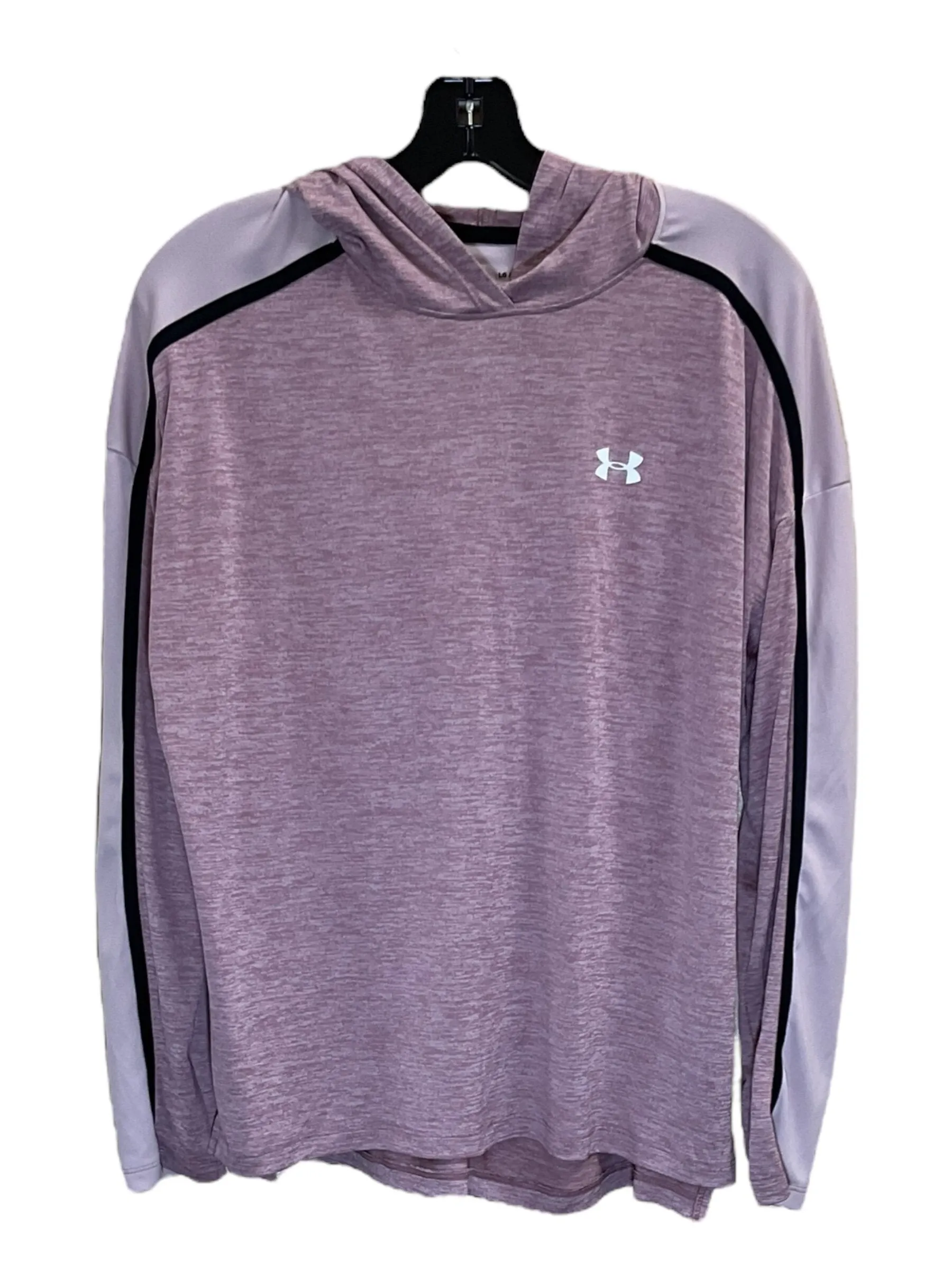 Athletic Top Long Sleeve Collar By Under Armour  Size: L