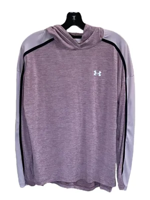 Athletic Top Long Sleeve Collar By Under Armour  Size: L
