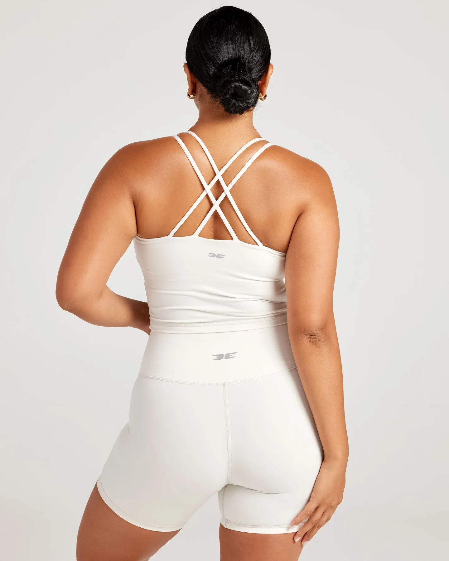 Aura Thin Strap Tank - Vanilla Latte