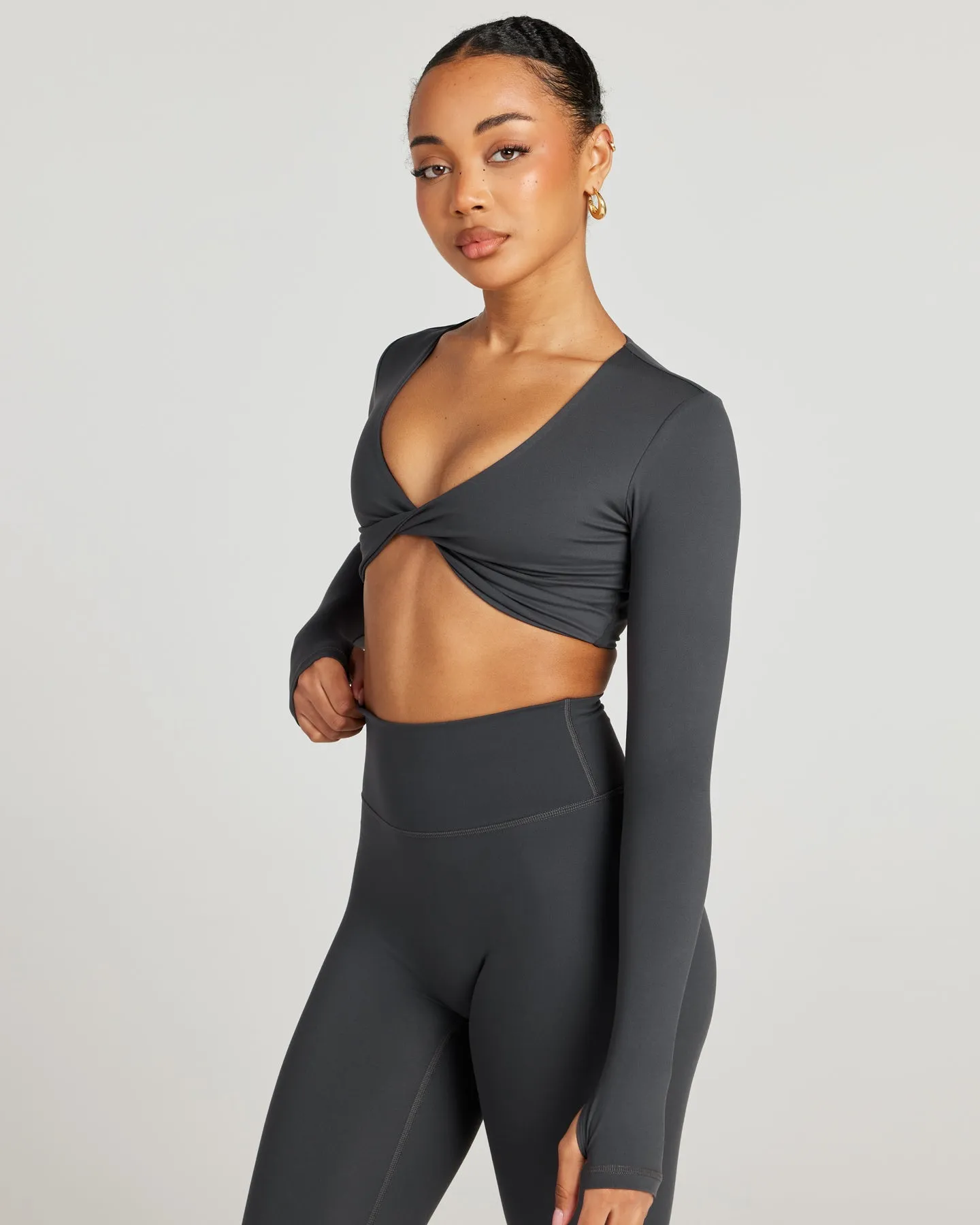 Aura Vantage Long Sleeve - Charcoal
