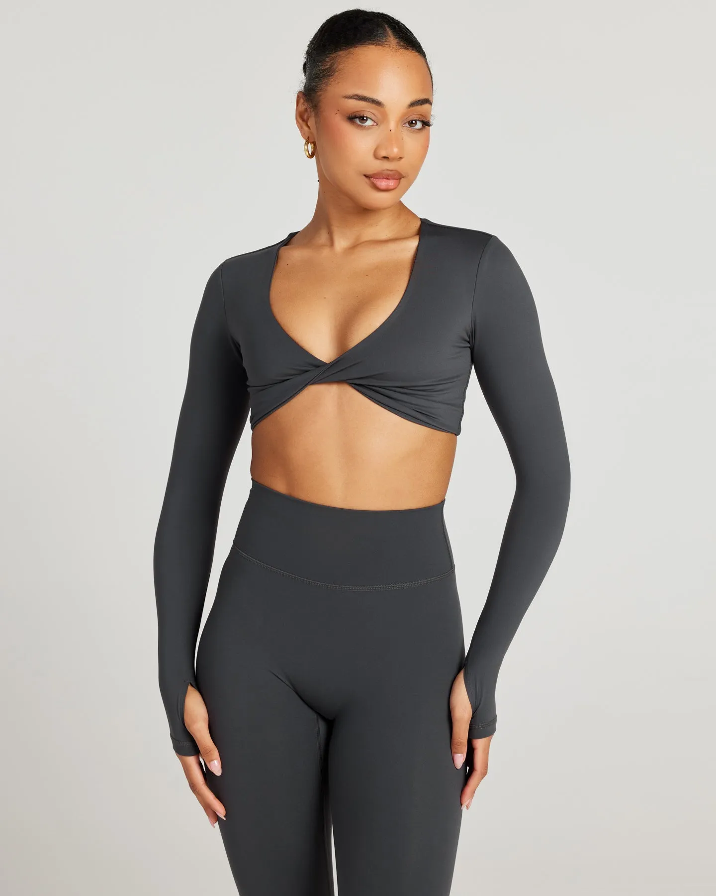 Aura Vantage Long Sleeve - Charcoal