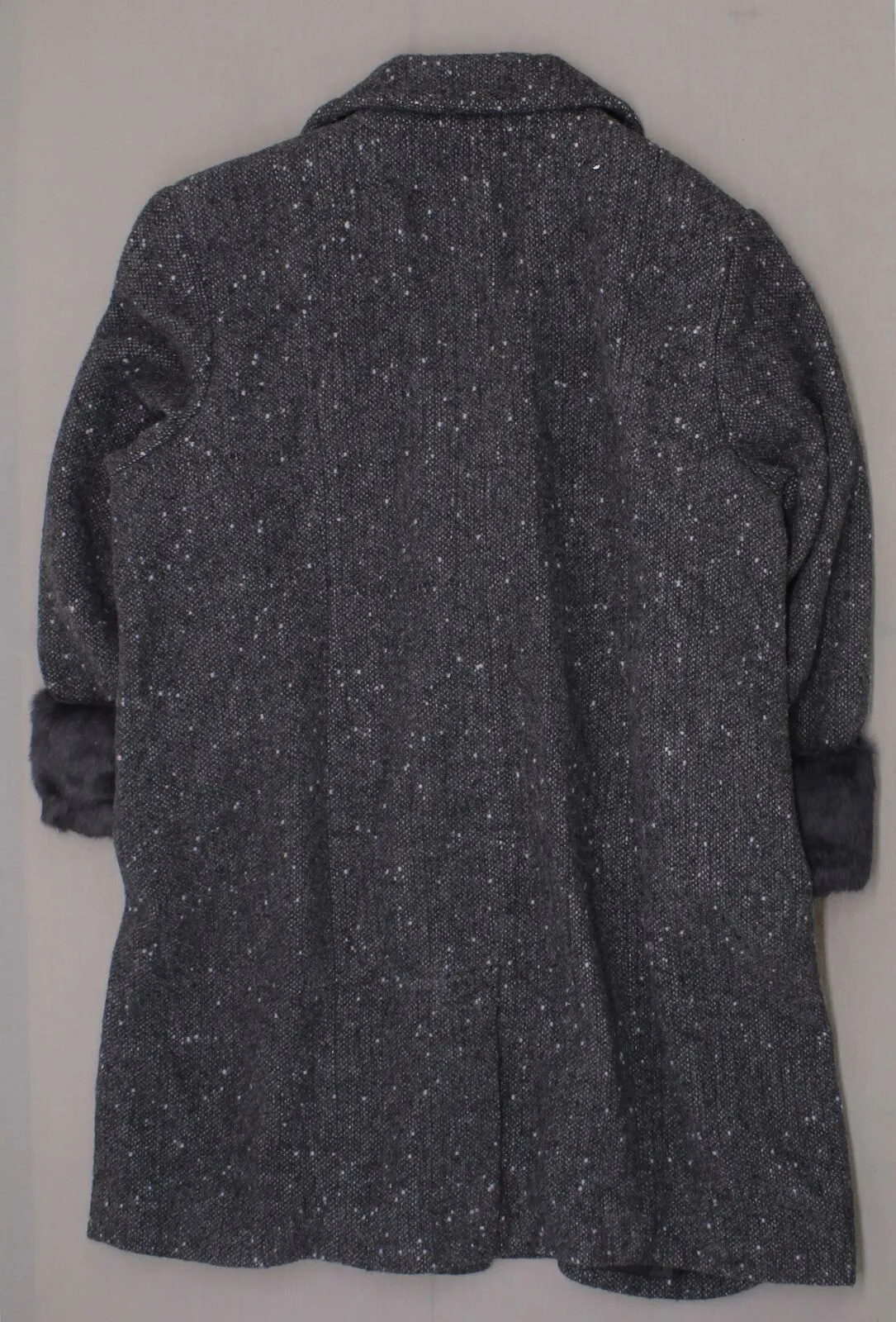 Ava & Viv Women's Plus Size Single Breasted Overcoat with Faux Fur