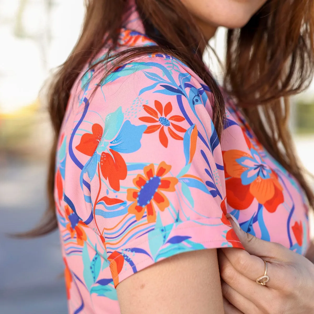 Back to the Fuchsia – Women's KUNUFLEX Short Sleeve Shirt