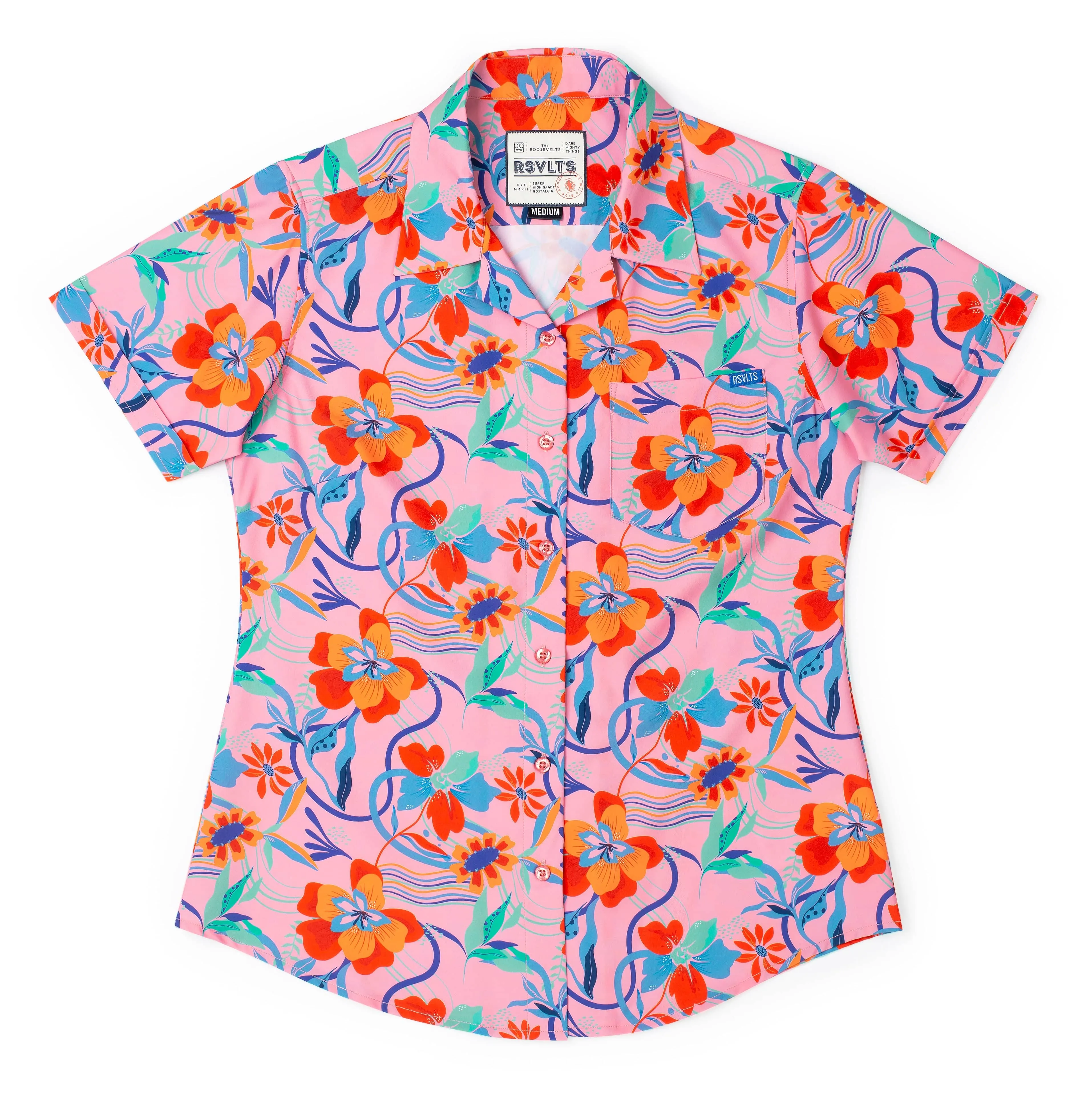 Back to the Fuchsia – Women's KUNUFLEX Short Sleeve Shirt