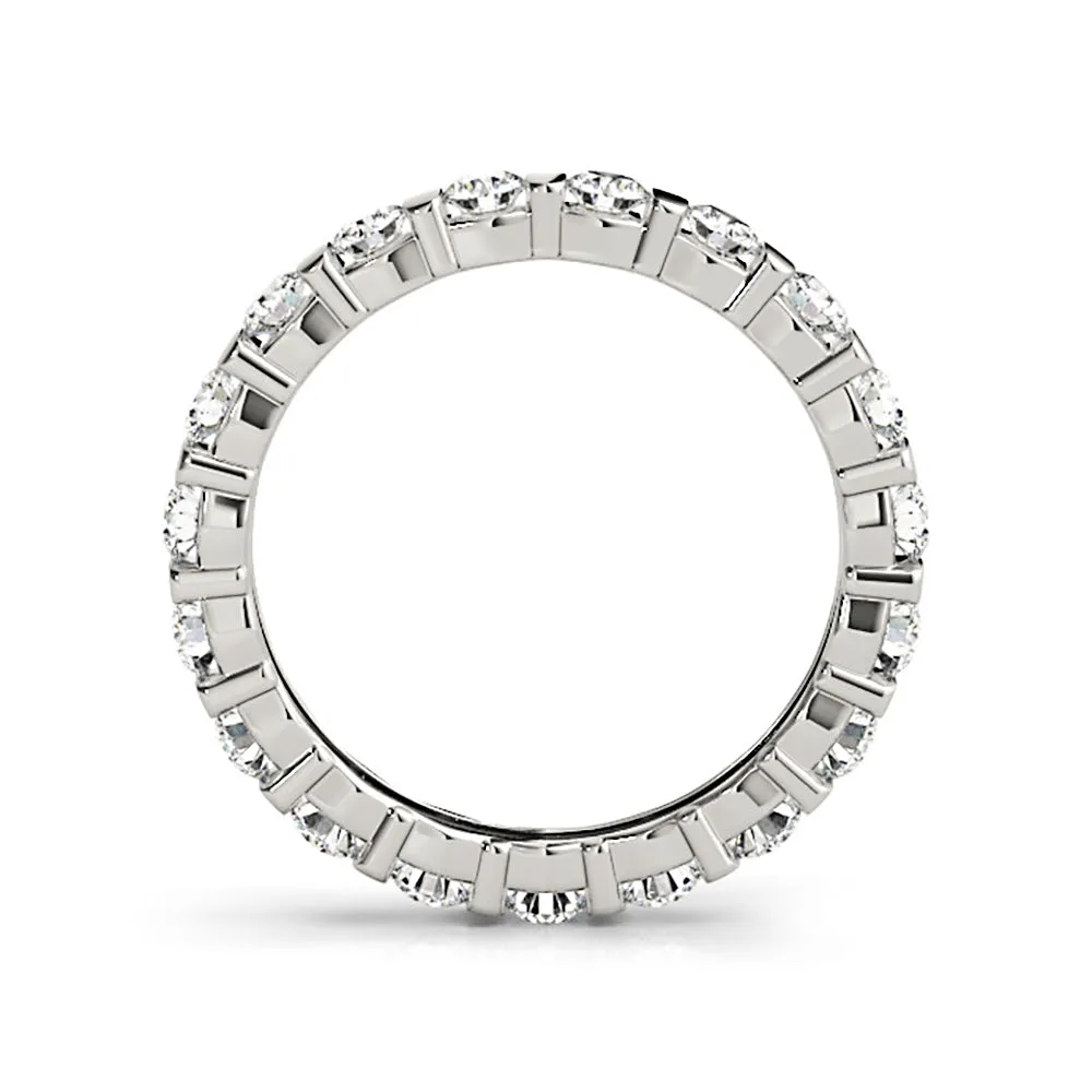 Bar Set 1.30 ct. Round Diamond Eternity Band