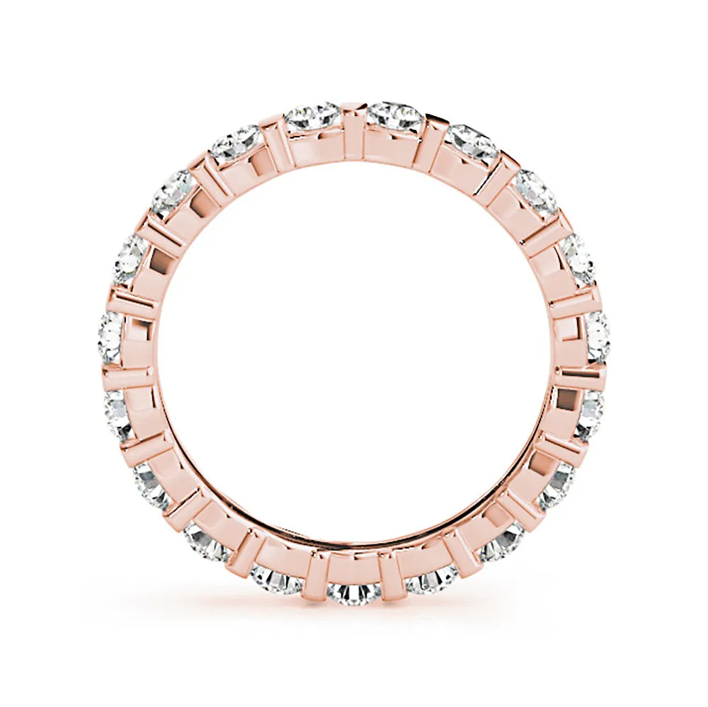Bar Set 1.30 ct. Round Diamond Eternity Band