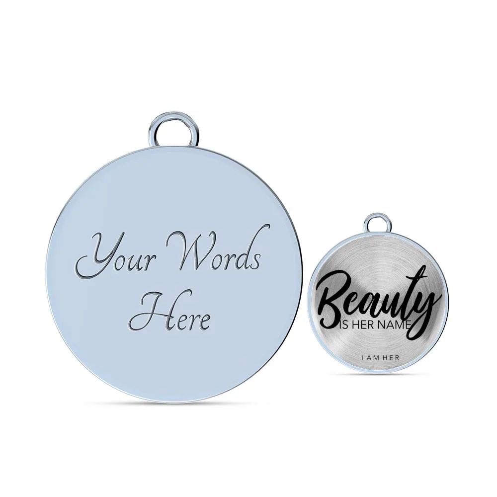 Beauty is Her Name - Women's Bangle Bracelet