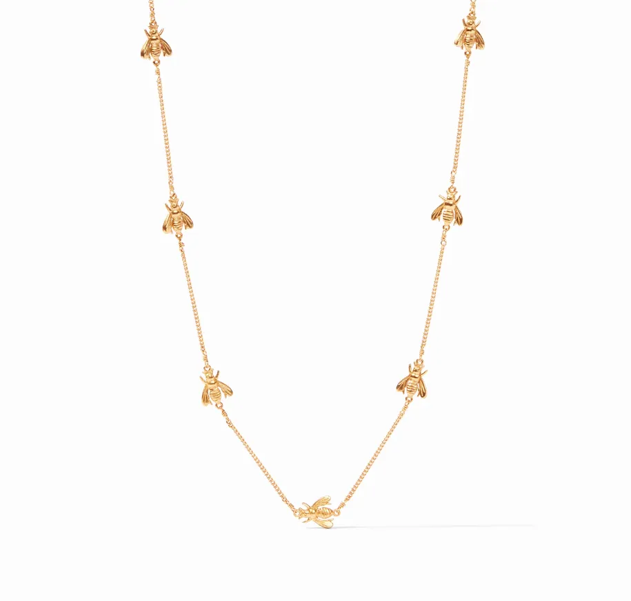 Bee Delicate Station Necklace