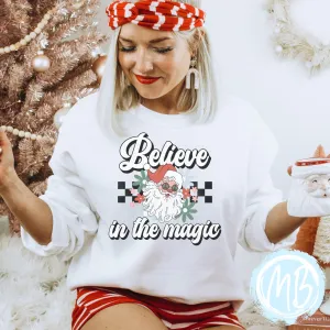 Believe in the Magic Sweatshirt | Youth | Women | Christmas | Santa |