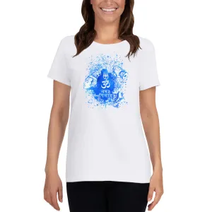 Bengali Heavy Cotton Short Sleeve T-Shirt -Om Namah Shivay-03