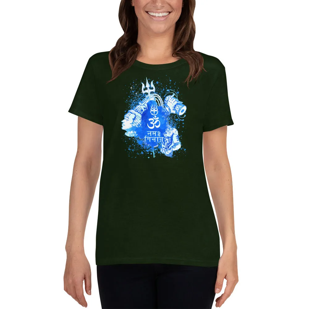 Bengali Heavy Cotton Short Sleeve T-Shirt -Om Namah Shivay-03