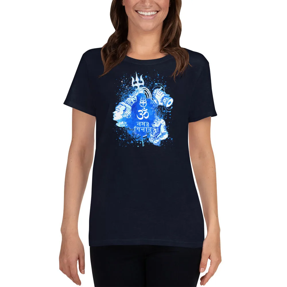 Bengali Heavy Cotton Short Sleeve T-Shirt -Om Namah Shivay-03