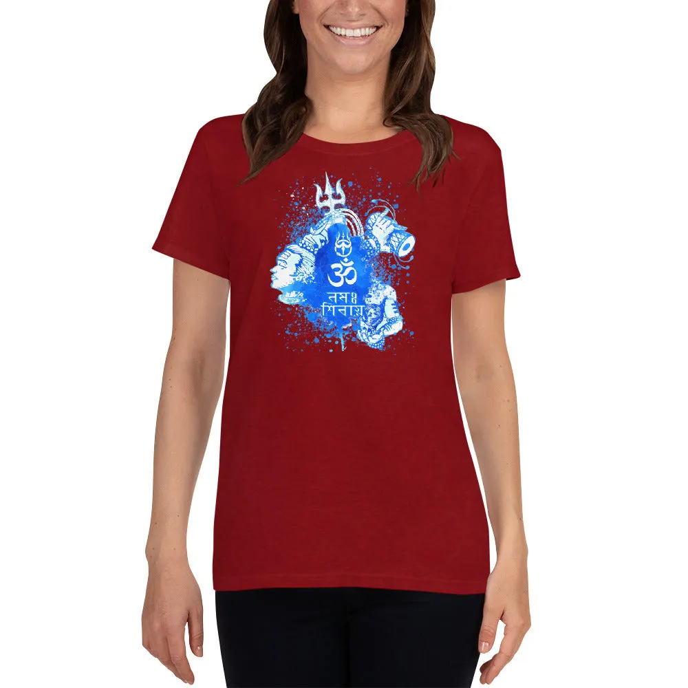 Bengali Heavy Cotton Short Sleeve T-Shirt -Om Namah Shivay-03