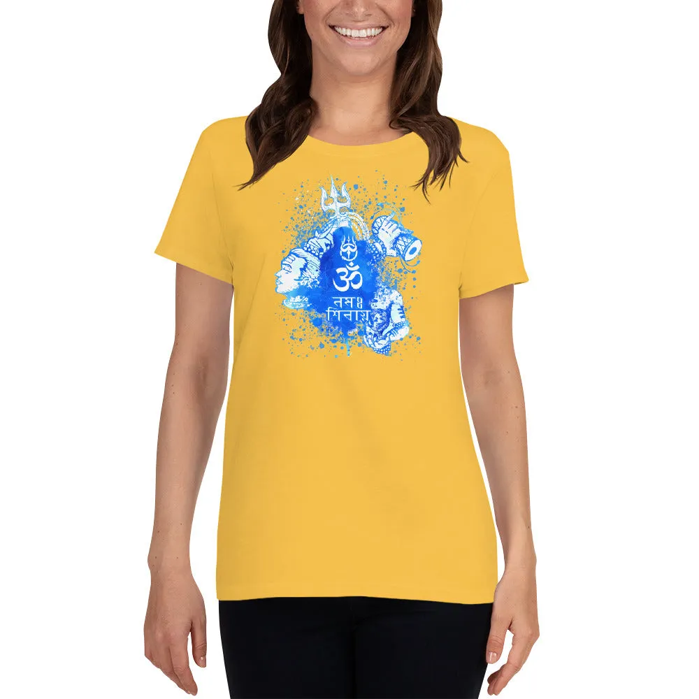 Bengali Heavy Cotton Short Sleeve T-Shirt -Om Namah Shivay-03