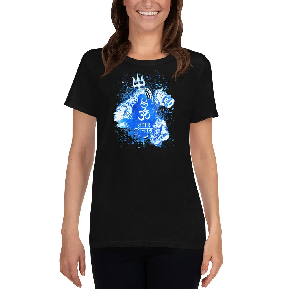 Bengali Heavy Cotton Short Sleeve T-Shirt -Om Namah Shivay-03