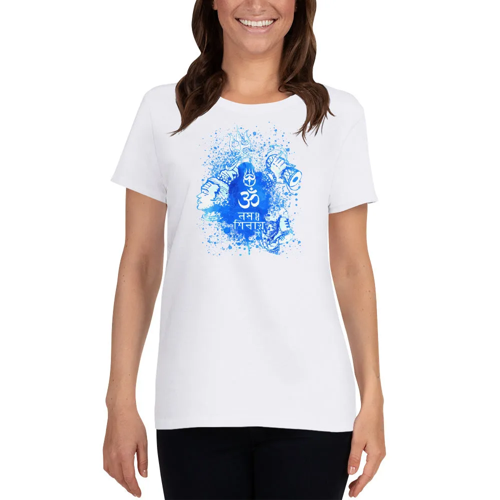 Bengali Heavy Cotton Short Sleeve T-Shirt -Om Namah Shivay-03
