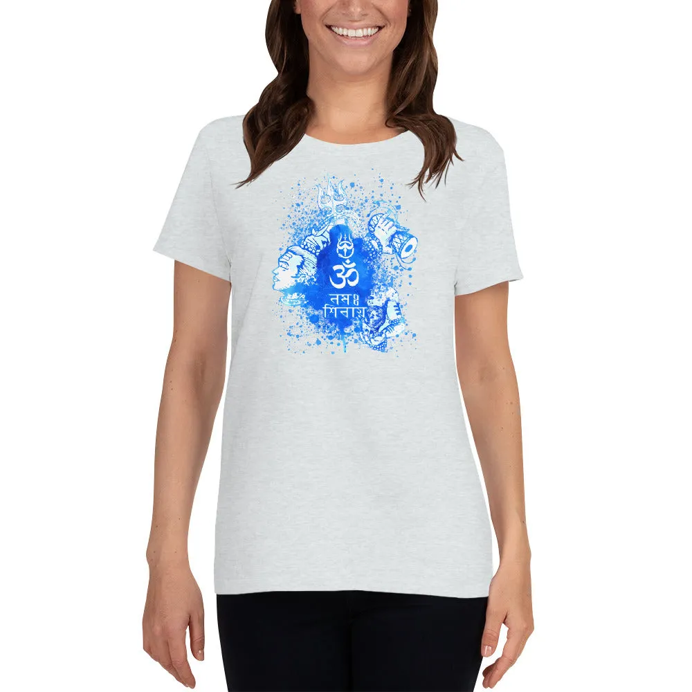 Bengali Heavy Cotton Short Sleeve T-Shirt -Om Namah Shivay-03