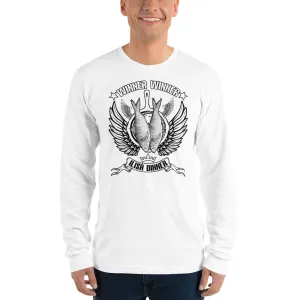 Bengali Unisex Fine Jersey Long Sleeve T-Shirt - Winner Winner Ilish Dinner