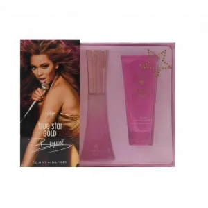 Beyonce True Star Gold 2 Pcs Set For Women: 2.5 Eau De Toilette Spray   3.4 Body Women Lotion