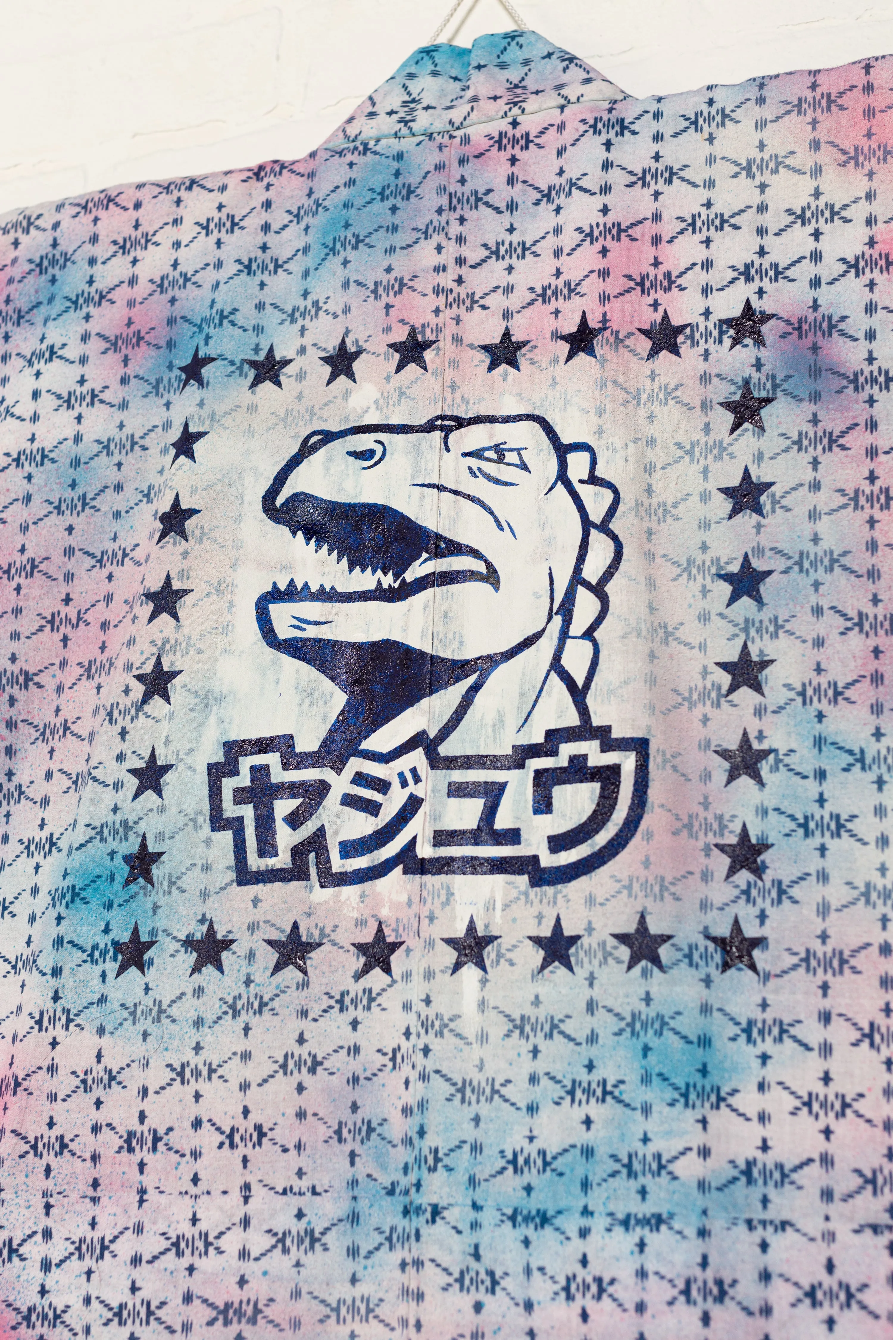 ‘Big In Japan’ Reimagined Vintage Kimono - Kimono Zulu Artist Collaboration with BEAST Syndicate
