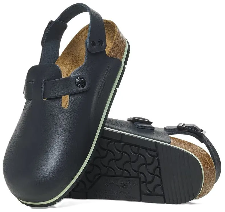 Birkenstock Tokio PRO Clog - Black Leather | Comfortable Cork Footbed