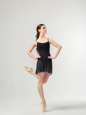 Black Short Mesh Skirt