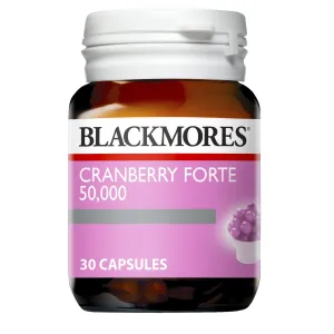 Blackmores Cranberry 50,000 Forte 30 Capsules