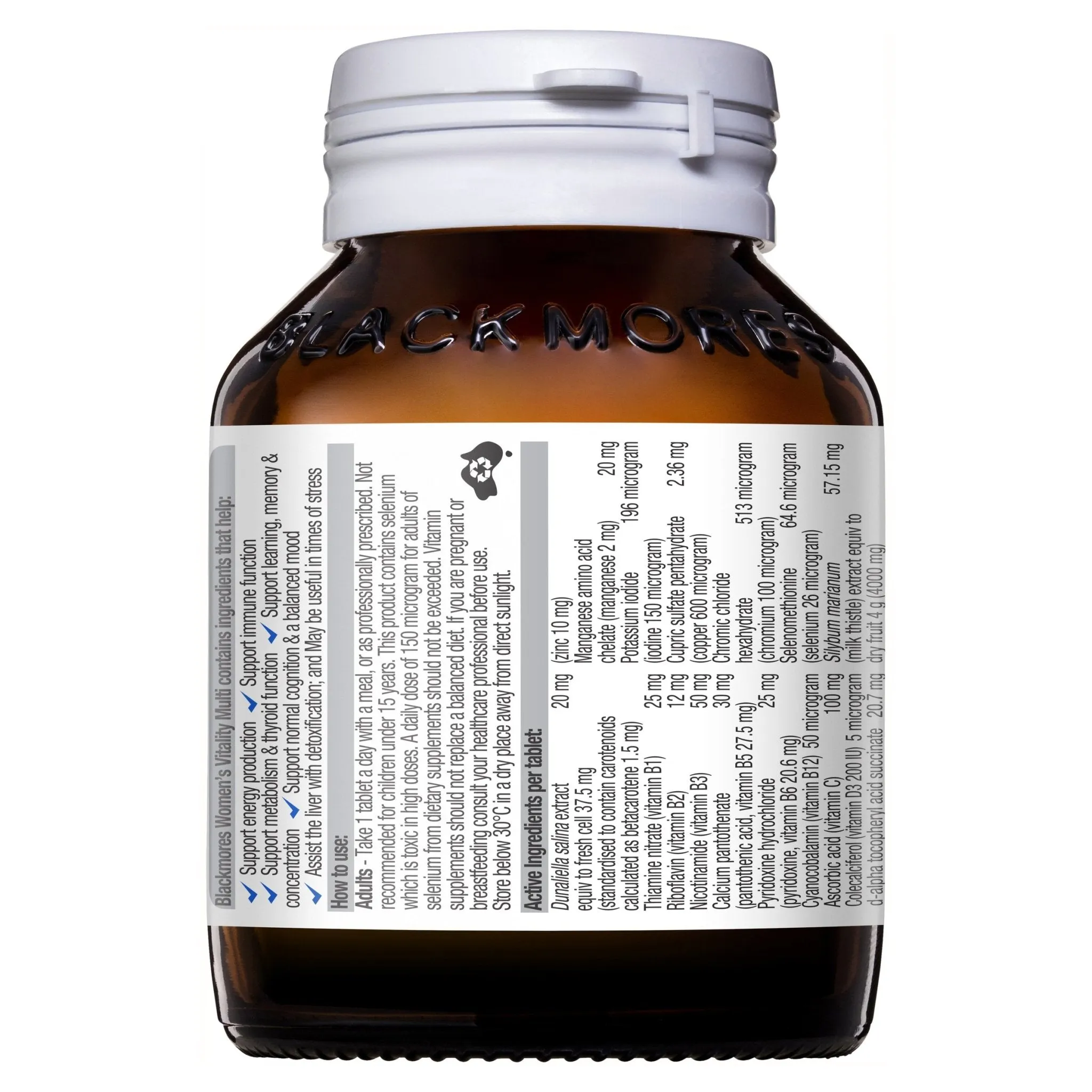 Blackmores Womens Vitality Multi 60 Tablets