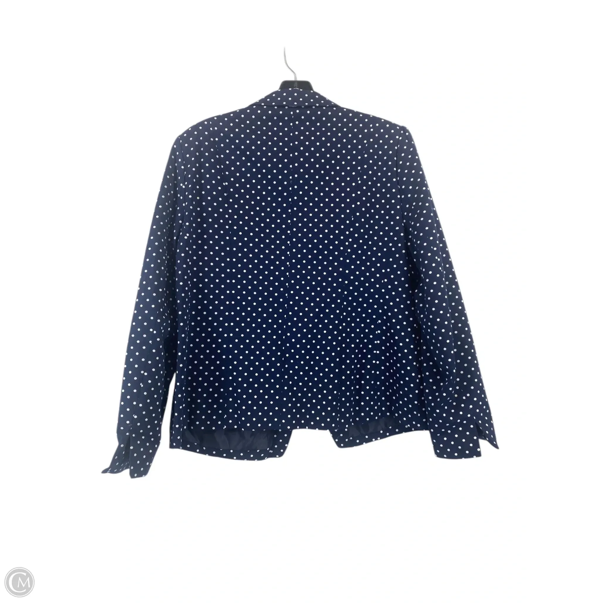 Blazer By Cynthia Rowley In Blue & White, Size: Xl