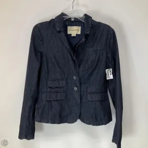 Blazer By Pilcro In Blue Denim, Size: M