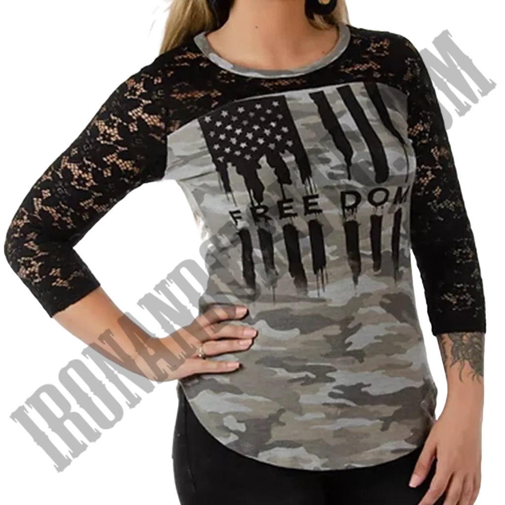 Bleeding Freedom Thermal Tee