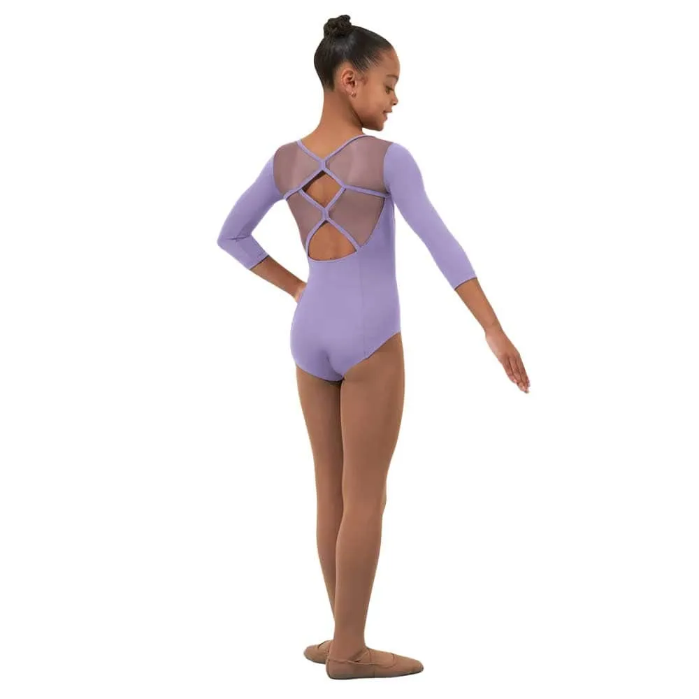 Bloch CL4626 Gemma 3/4 Sleeve Dance Leotard - Girls