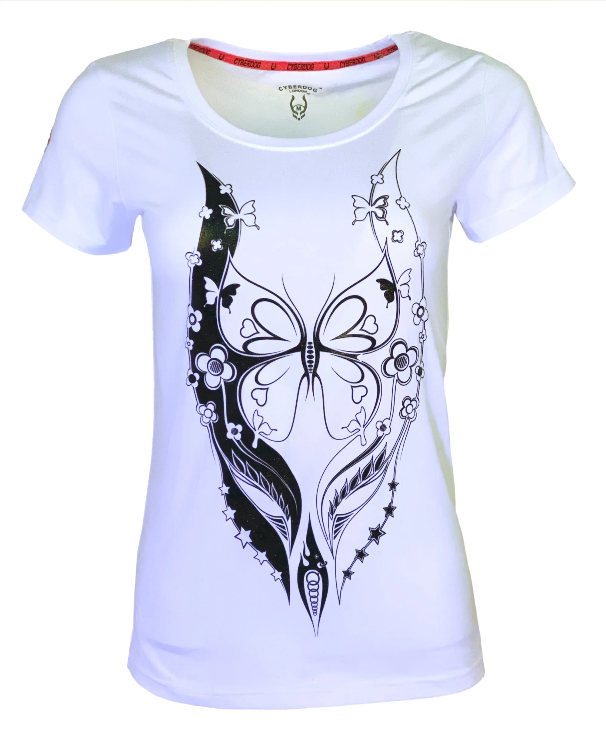 BLOSSOM LOGO GLITER T-SHIRT WOMENS