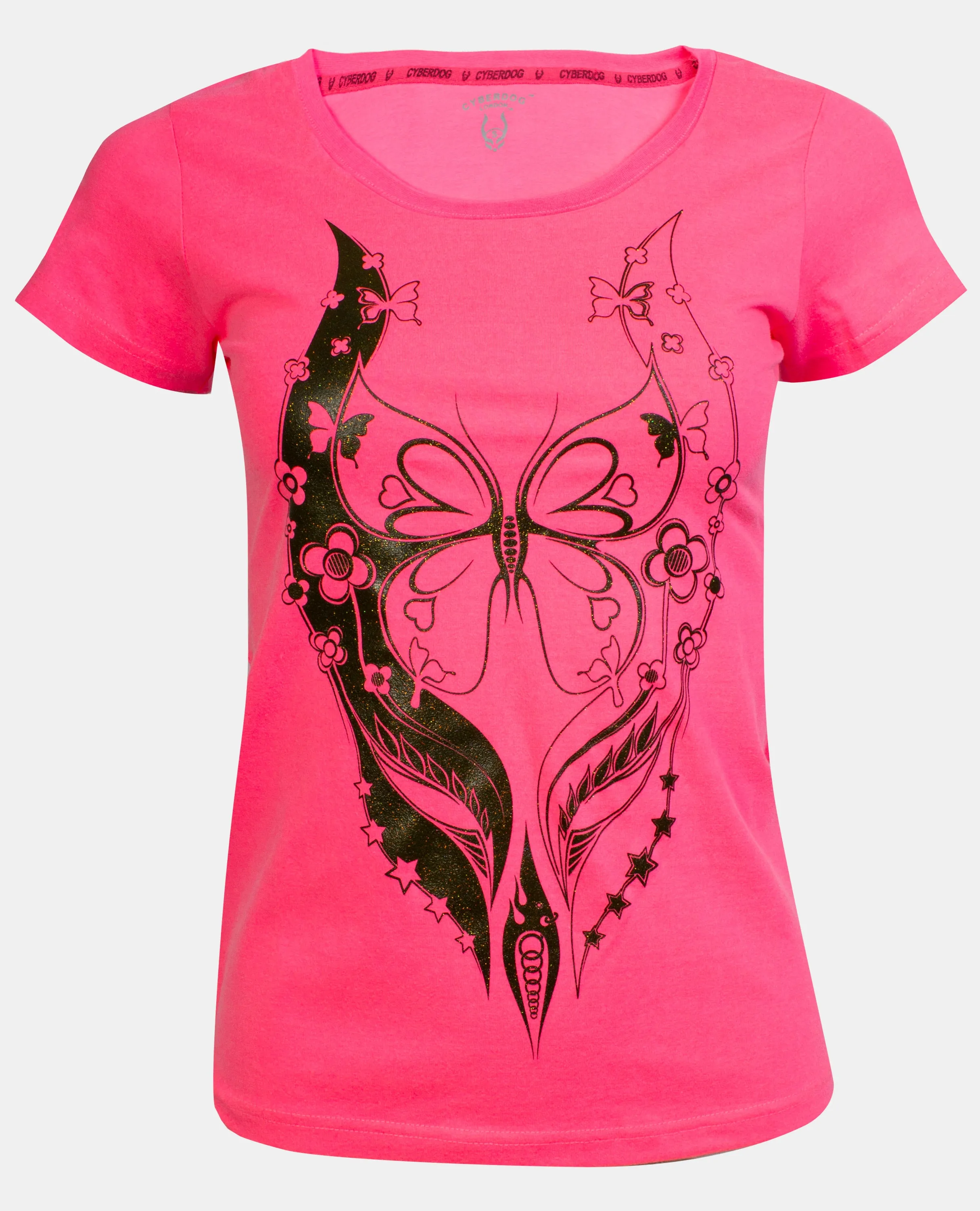 BLOSSOM LOGO GLITER T-SHIRT WOMENS