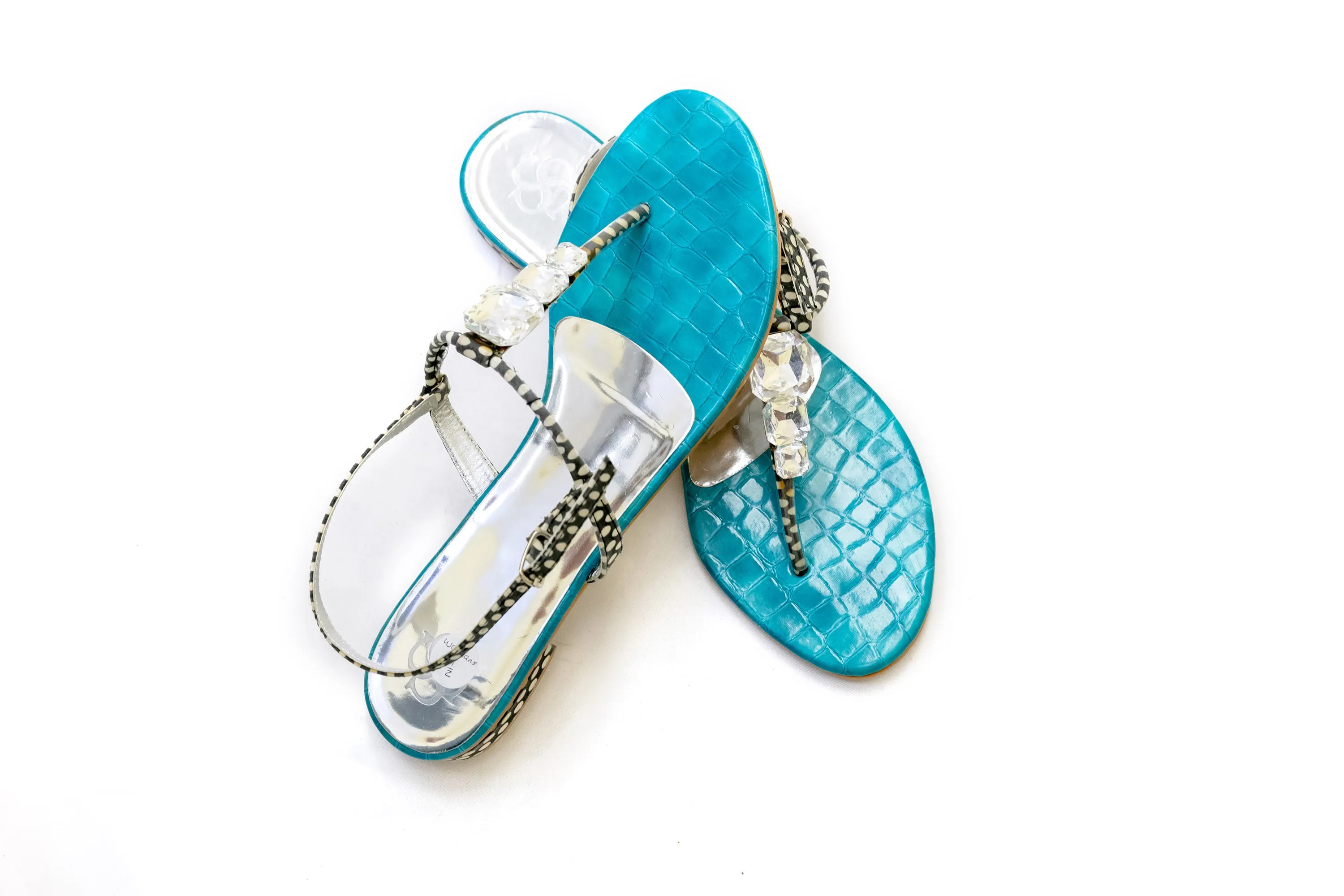 Blue Reptile Sandals - Women's