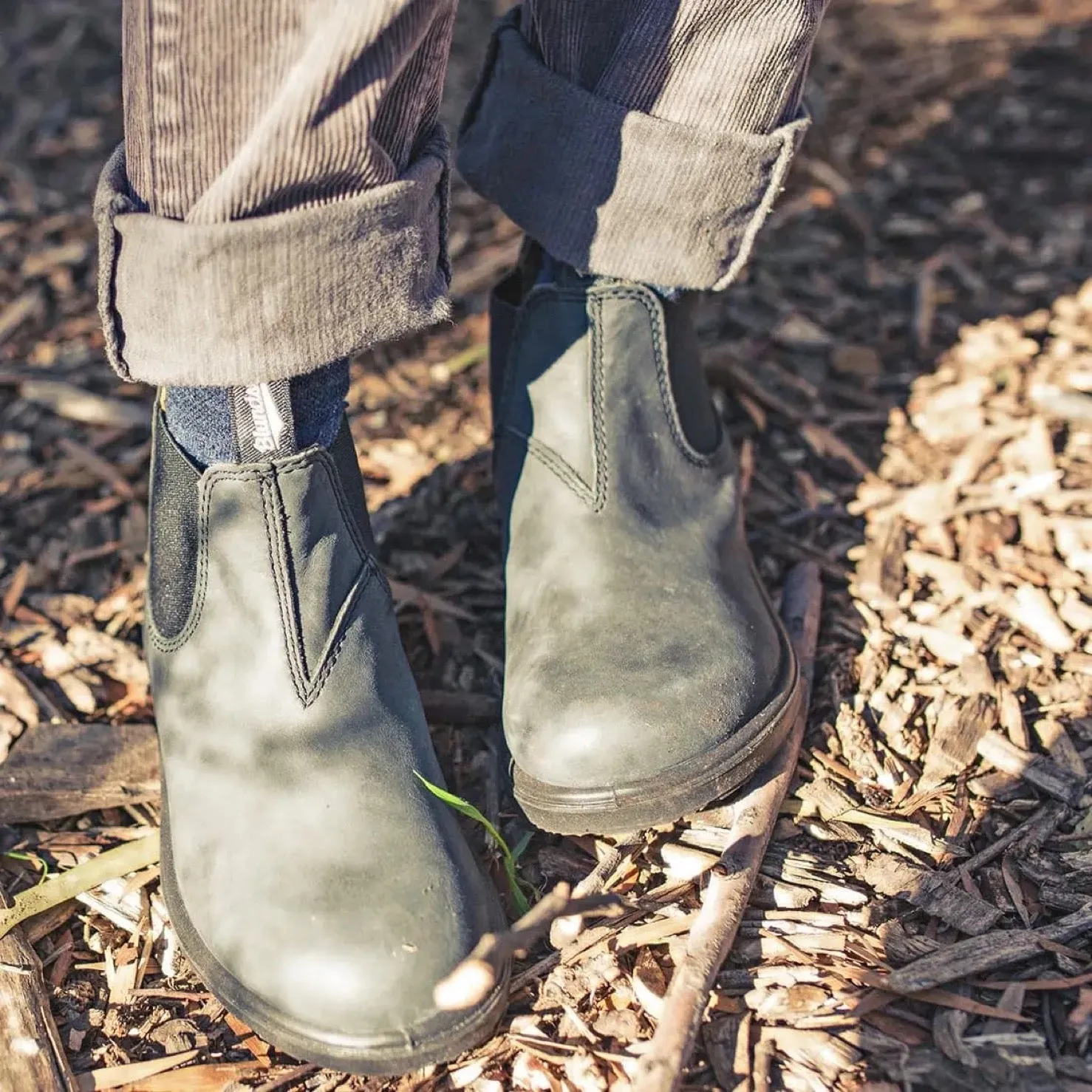 Blundstone - 1325 Kids Chelsea Boot - Rustic Black