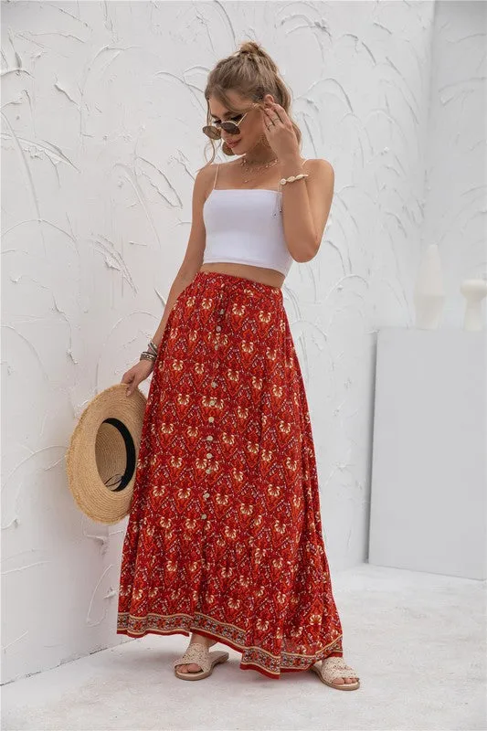 Boho Maxi Skirt