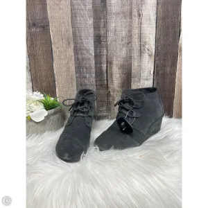 Boots Ankle Heels By Toms In Grey, Size: 7.5