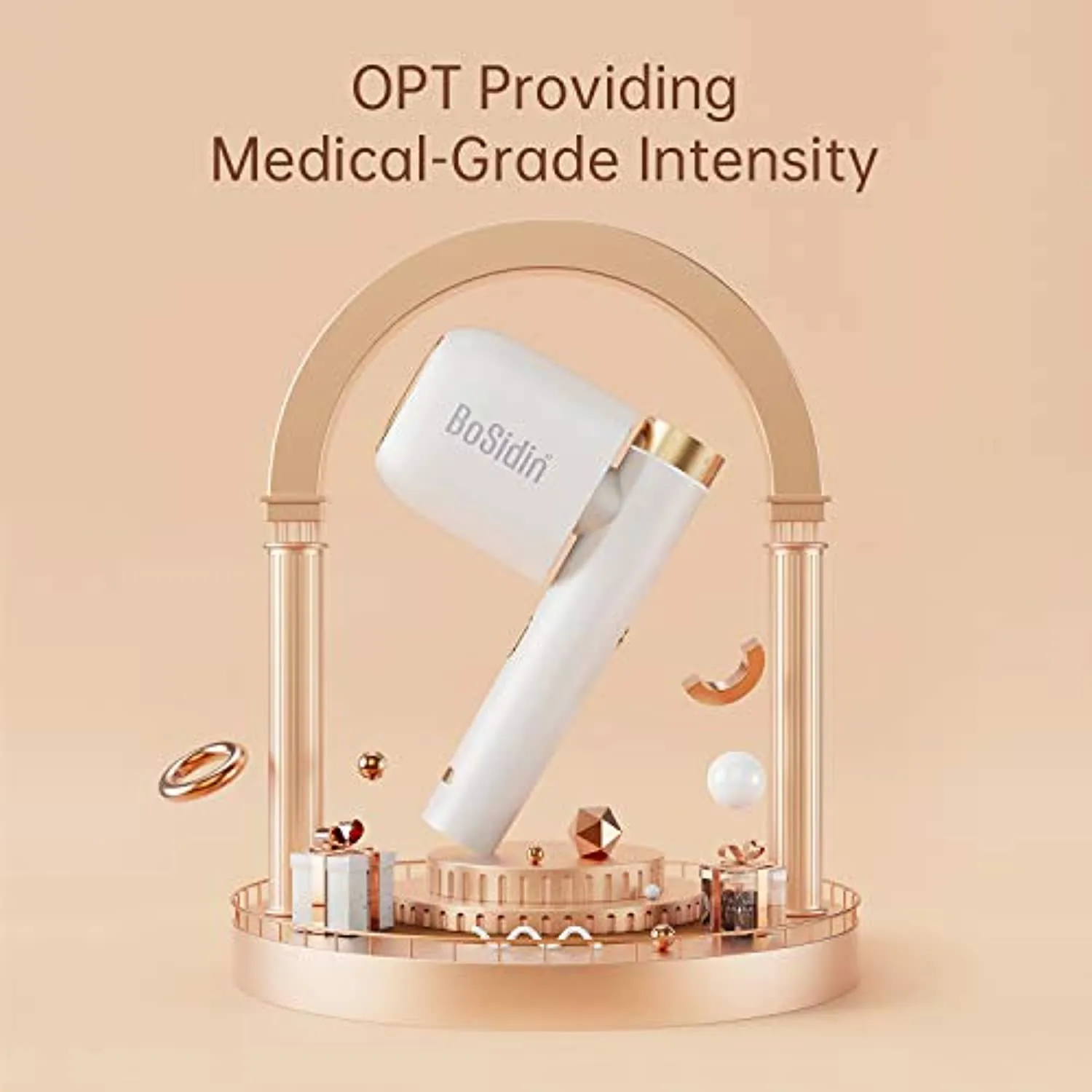 BoSidin Permanent Hair Removal for Women & Men Painless - Face, Upper Lip, Chin, Bikini, Leg & Body Use