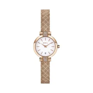 Breil Soul Watch 25mm White Quartz Steel Finish IP Rose Gold Tw1918