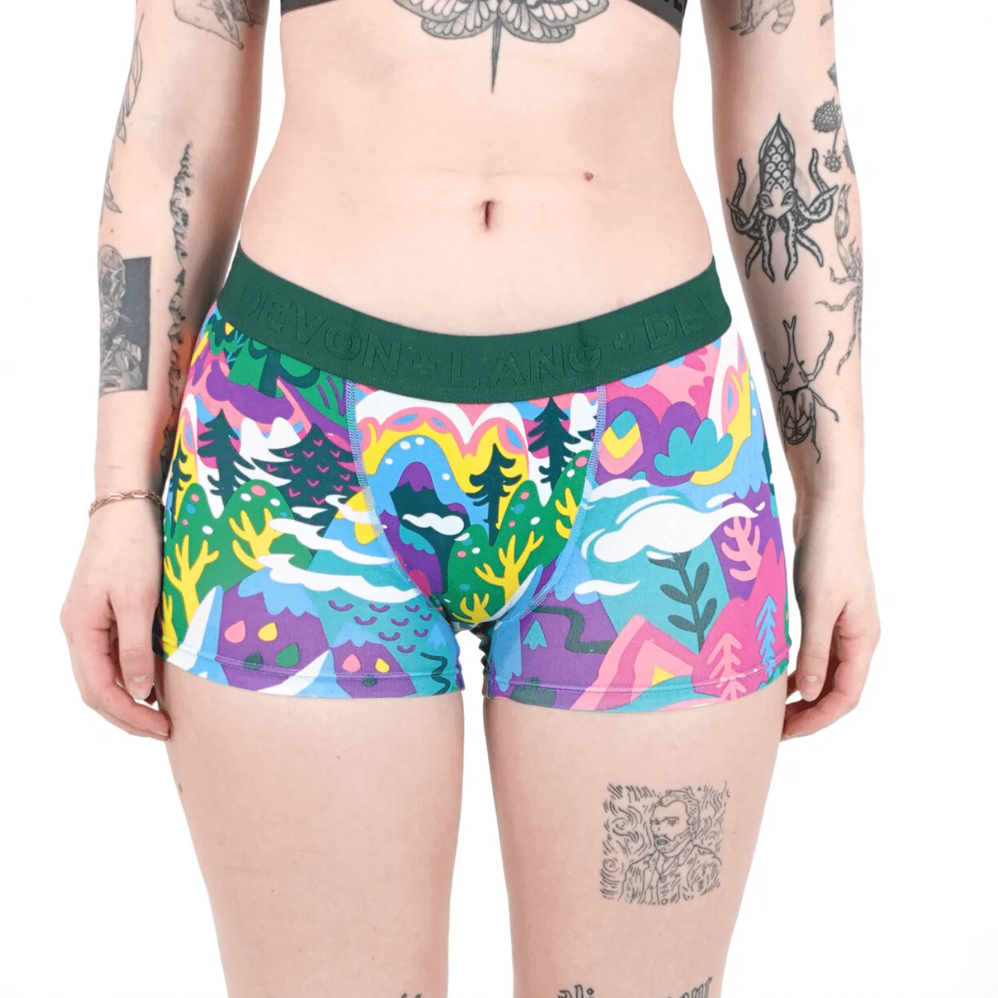Bria 2.0 Boyshort - Fantasy Mountain