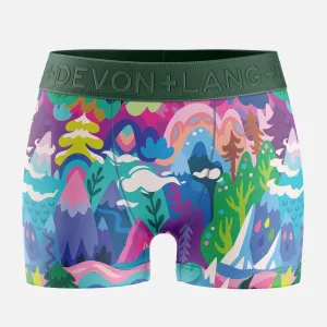 Bria 2.0 Boyshort - Fantasy Mountain