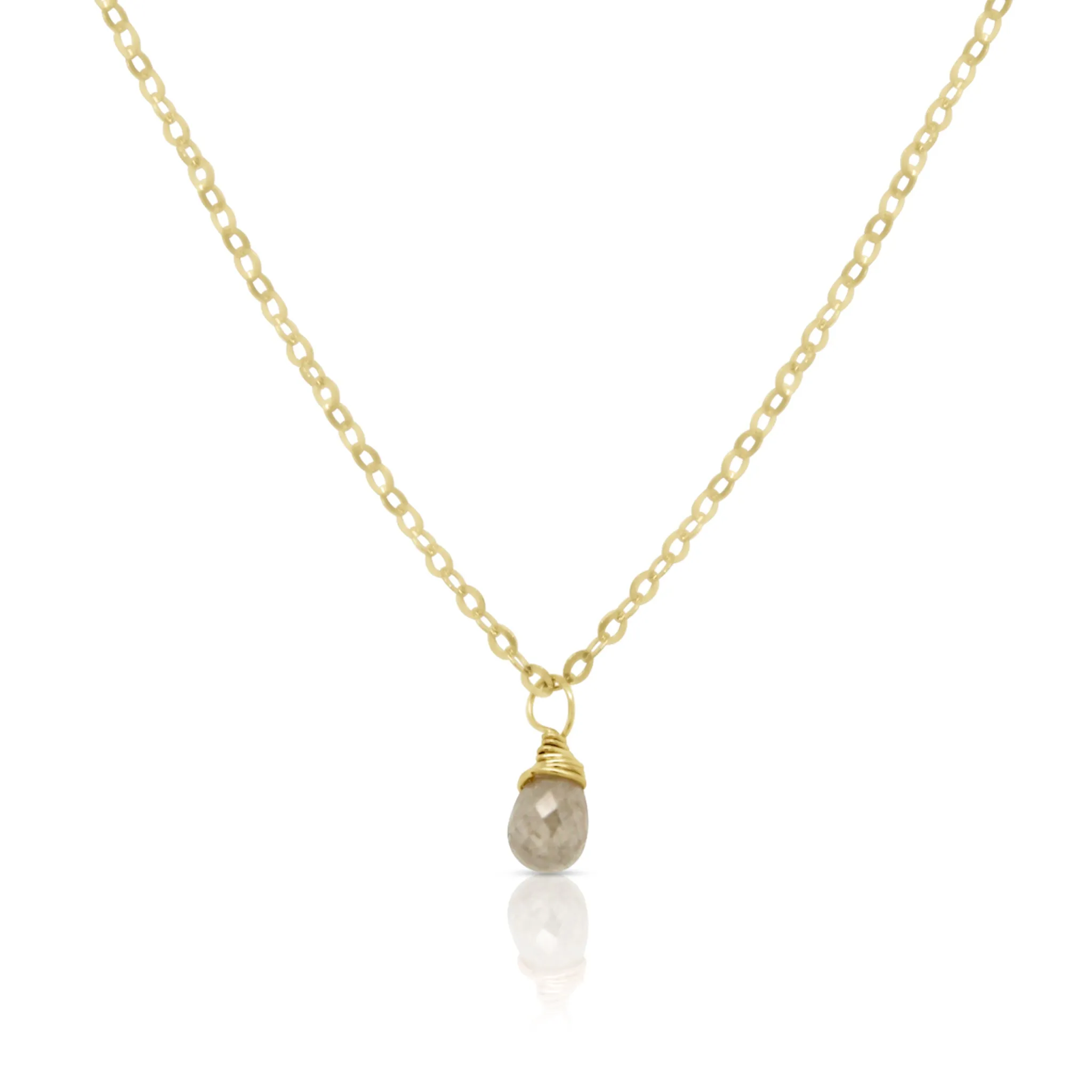Briolette Diamond Necklace