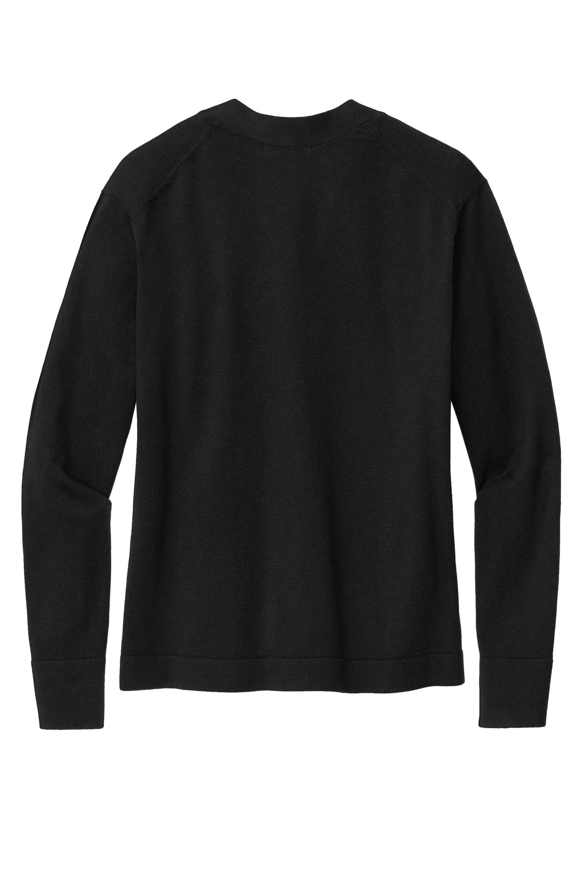 Brooks Brothers Women's Cotton Stretch Cardigan Sweater BB18405 Deep Black