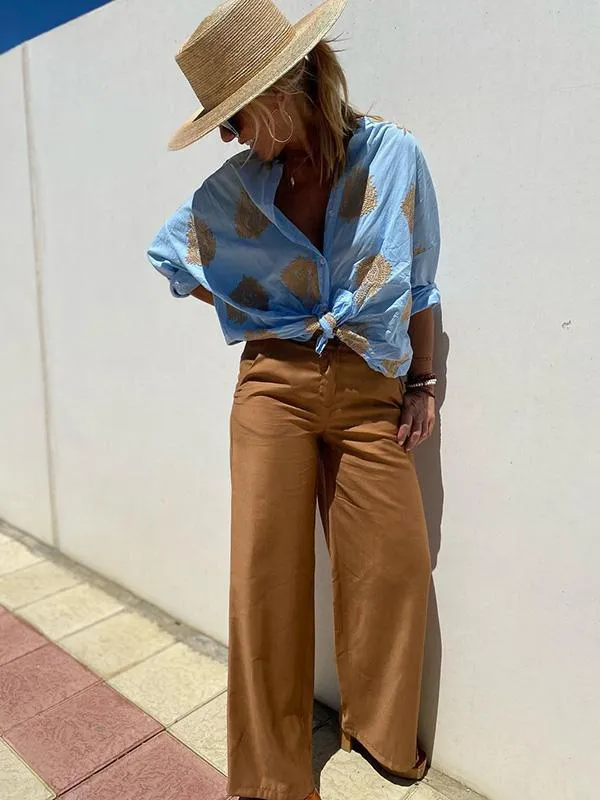 Broucek® | Stylish Blouse With Embroidery
