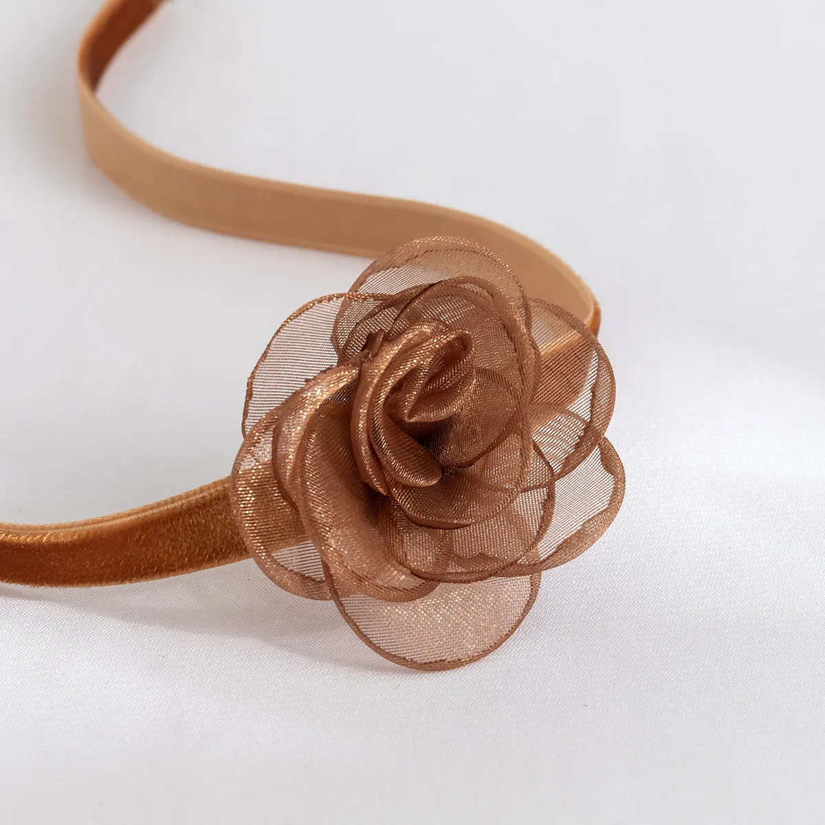 Brown Rose Choker