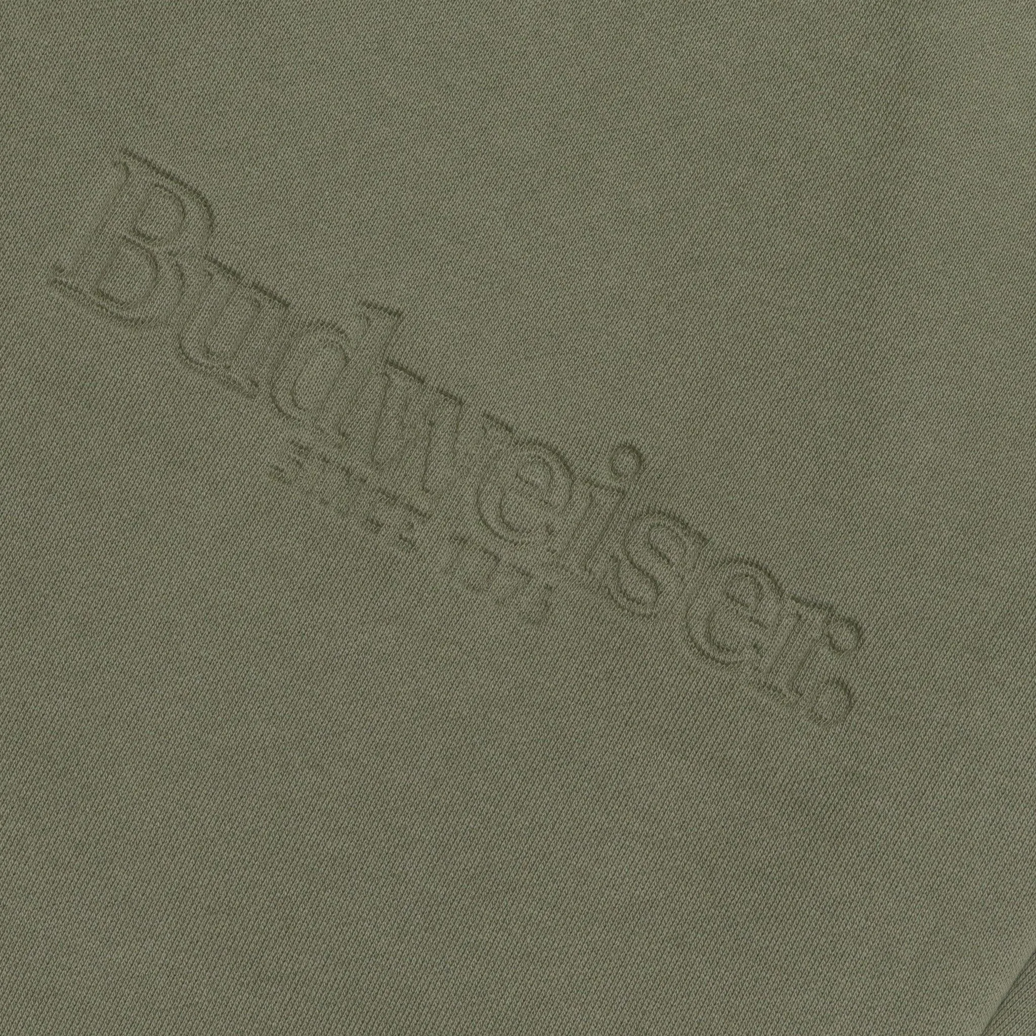 Budweiser Debossed Army Green Sweatpants
