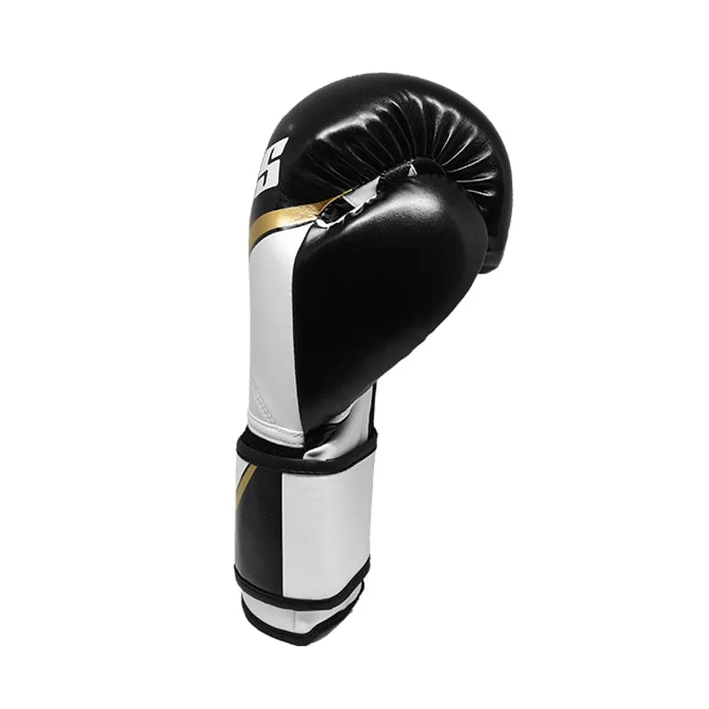 Bulls Professional Classic Boxing Gloves Black/White