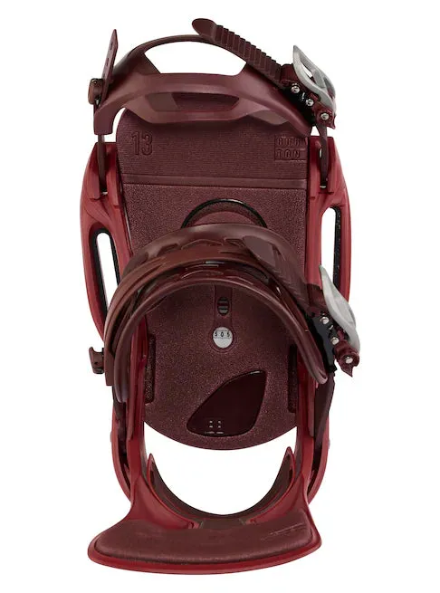 Burton Cartel X EST Mens Snowboard Bindings Sun Dried Tomato