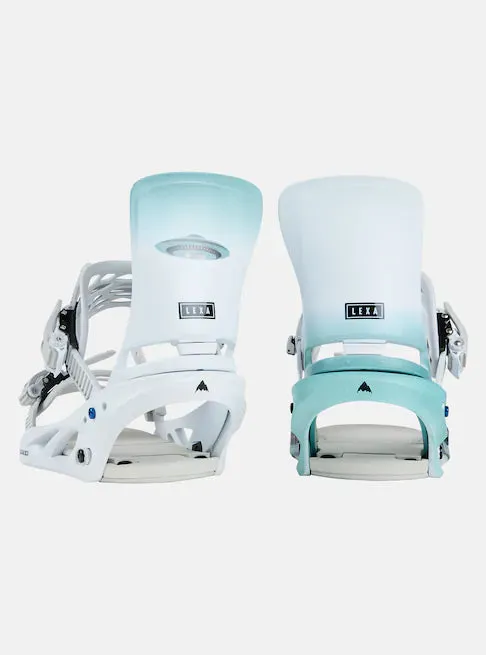 Burton Lexa Snowboard Bindings Womens White / Graphic